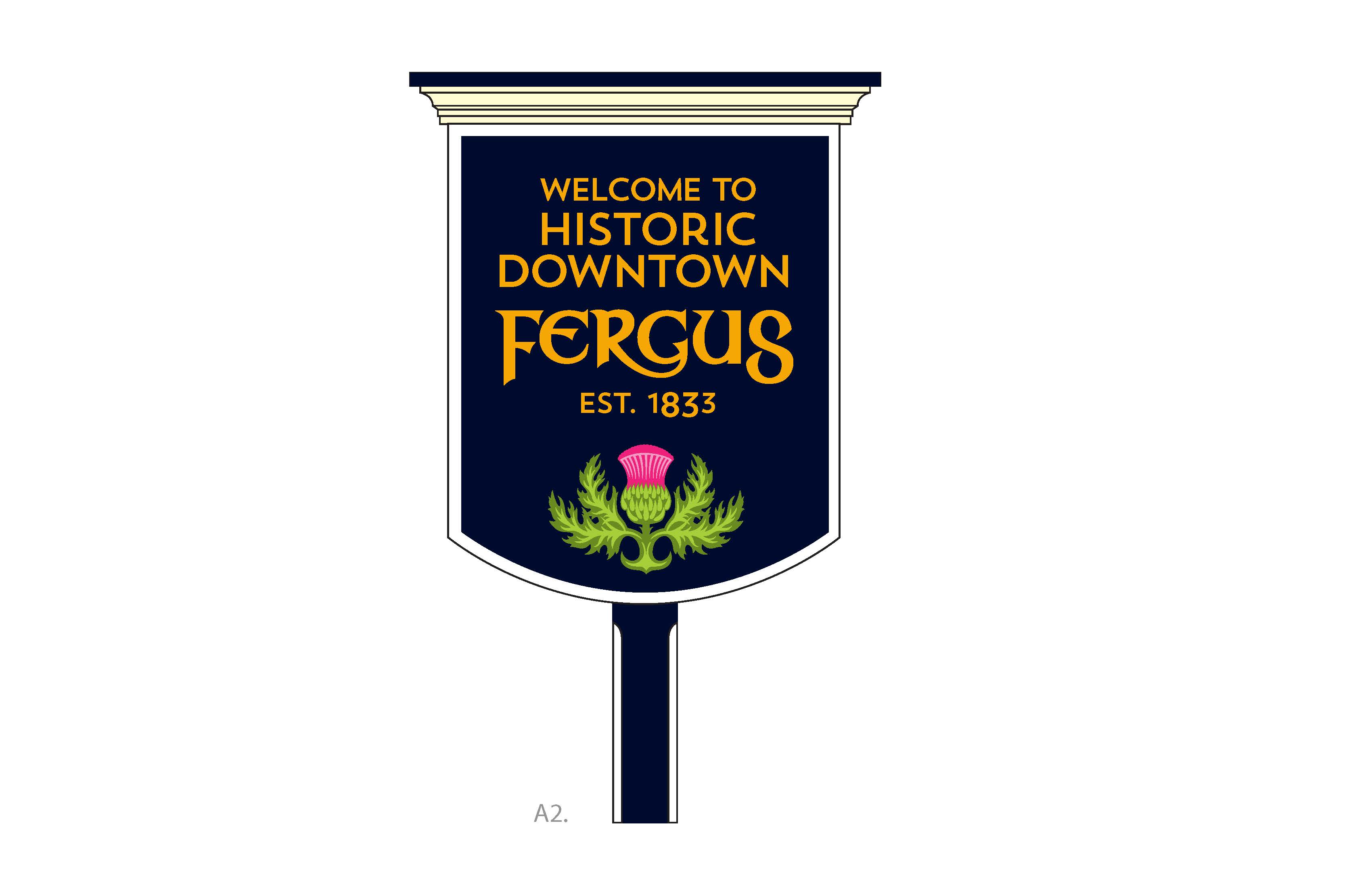 Fergus Welcome Sign